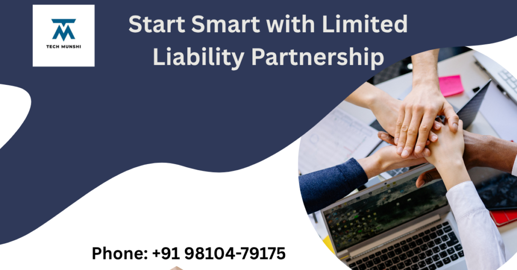 Handwritten notes related to LLP Registration in India process and documentation details
